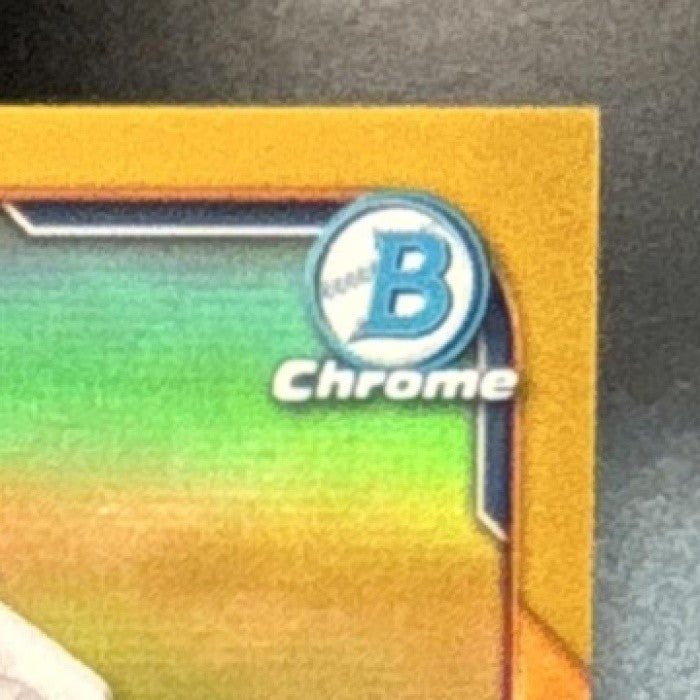 2022 Bowman Chrome Alec Bohm Gold Refractor /50 #22 Philadelphia Phillies