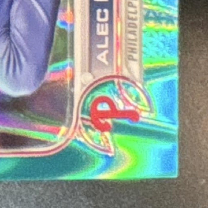 2022 Topps Chrome Sonic Alec Bohm Aqua RayWave /199 #89 Philadelphia Phillies