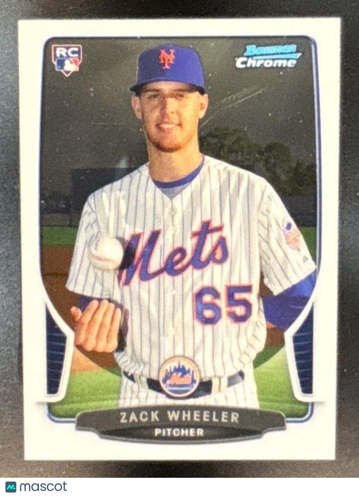 2013 Bowman Chrome Zack Wheeler #49 RC New York Mets