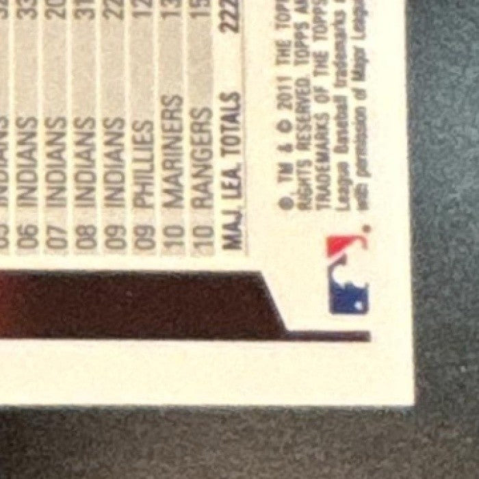 2011 Topps Chrome Cliff Lee Gold Refractor /50 #40 Philadelphia Phillie