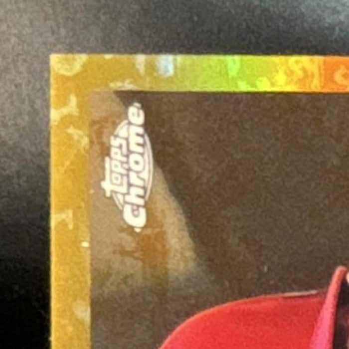 2022 Topps Chrome Platinum Anniversary Rhys Hoskins Toile Cream/Gold /50 #320