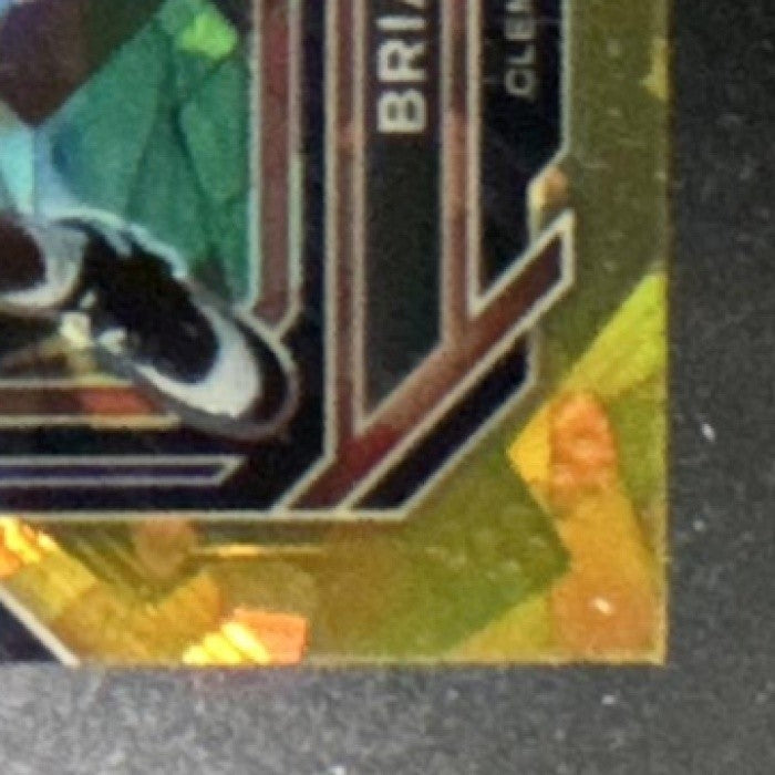 2023 Panini Prizm Draft Picks Brian Dawkins Prizms Gold Ice #11 Clemson Tigers