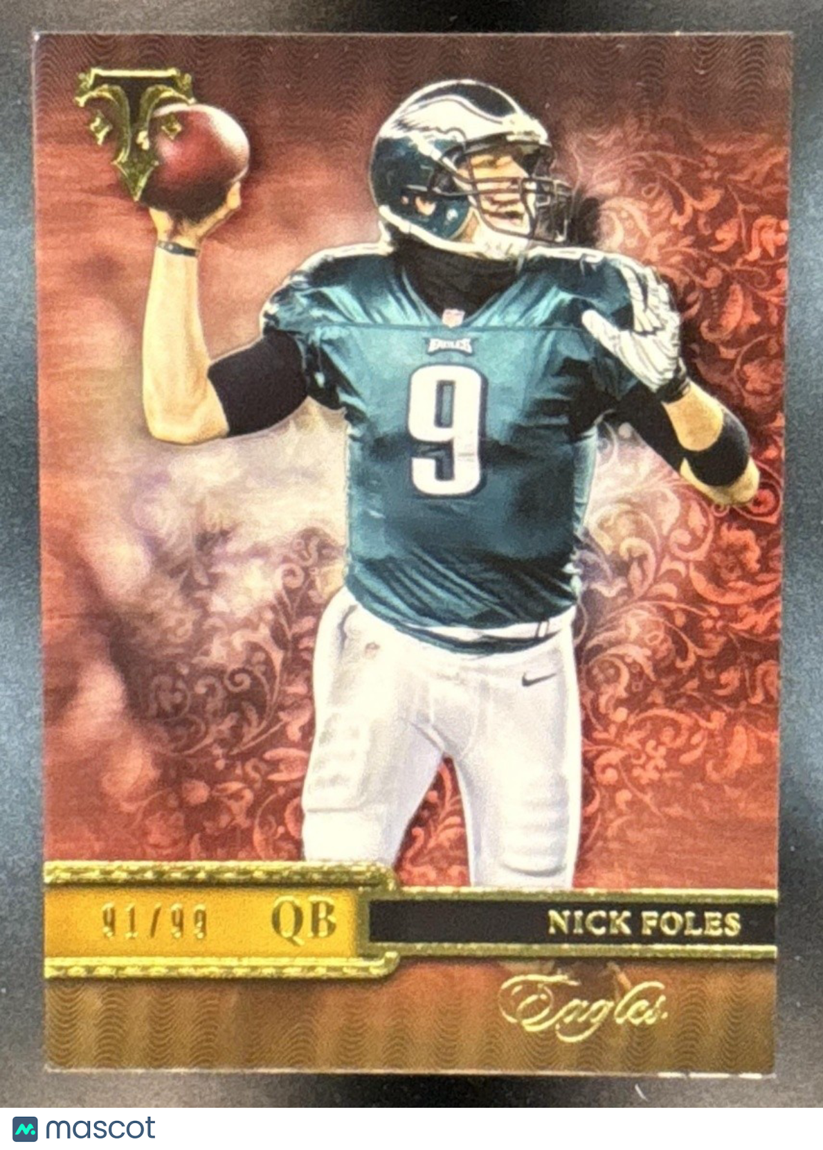 2014 Topps Triple Threads Nick Foles Gold 91/99 #66 Philadelphia Eagles