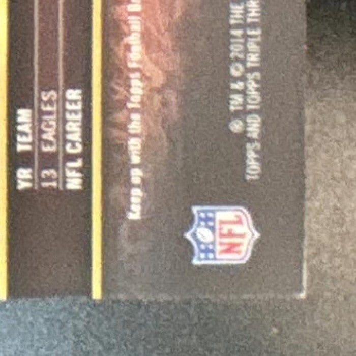 2014 Topps Triple Threads Nick Foles Gold 91/99 #66 Philadelphia Eagles
