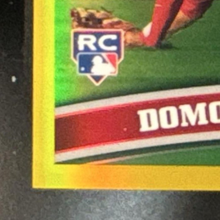 2011 Topps Chrome Domonic Brown Gold Refractor /50 #186 RC Philadelphia Phillies