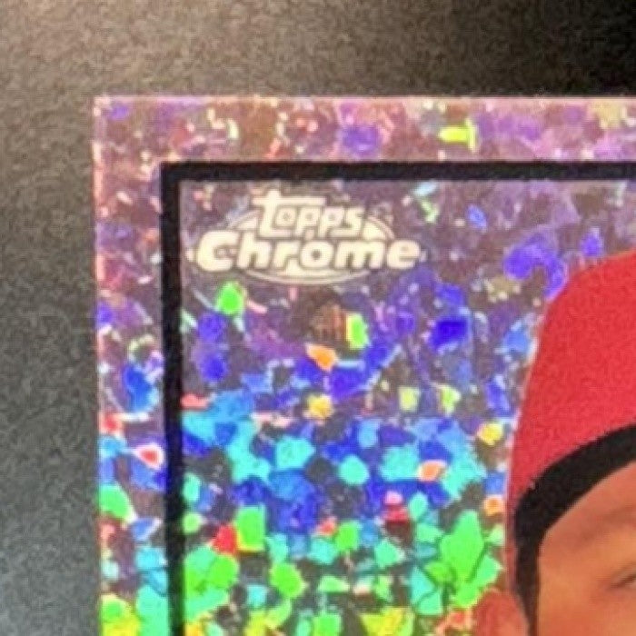 2021 Topps Chrome Platinum Anniversary Rhys Hoskins Rose Gold Mini Diamond 1/75