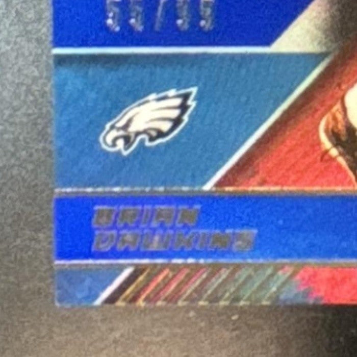 2019 Panini XR Brian Dawkins Gilded Greats Blue /99 #GG-7 Philadelphia Eagles