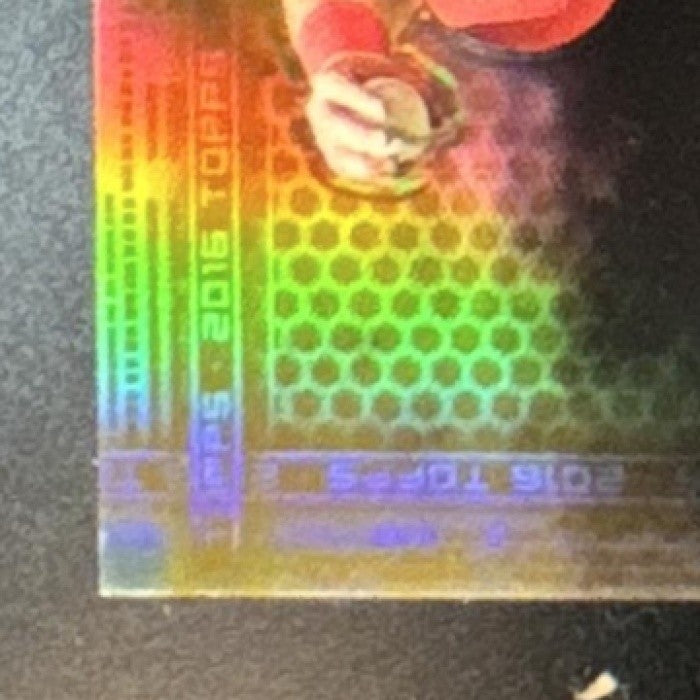 2016 Topps Chrome Carlos Ruiz Gold Refractor /50 #71 Philadelphia Phillies