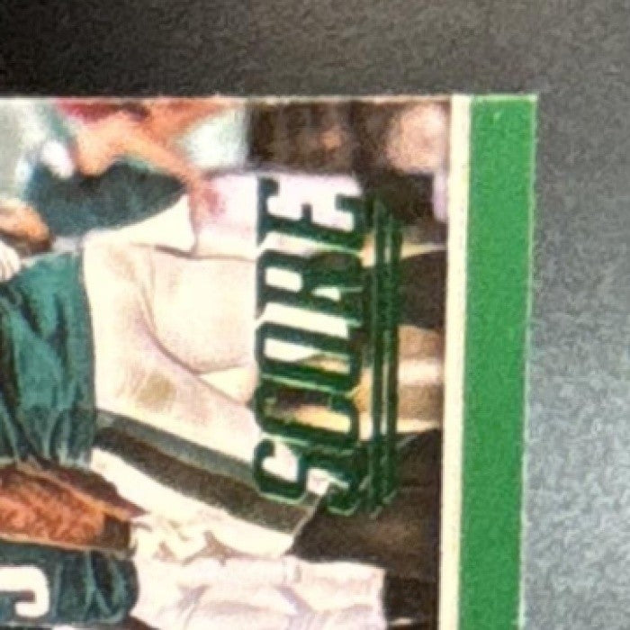 2017 Panini Score Carson Wentz Huddle Up Green #3 Philadelphia Eagles