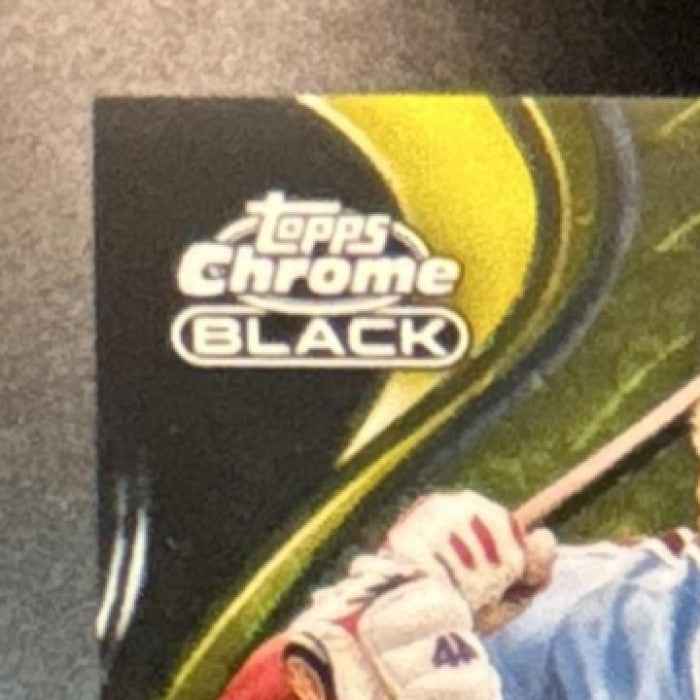 2022 Topps Chrome Black Alec Bohm Gold Mini Diamond /50 #76 Phillies