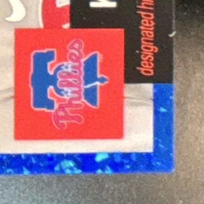 2022 Topps Chrome Platinum Anniversary Kyle Schwarber Blue Mini Diamond 161/199