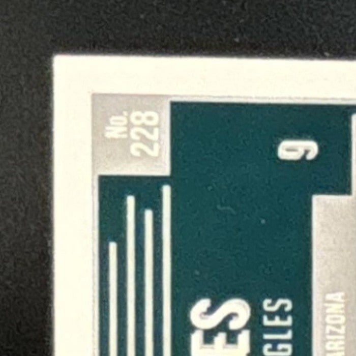 2018 Panini Donruss Nick Foles Press Proof Silver Die Cut /75 #228 Eagles