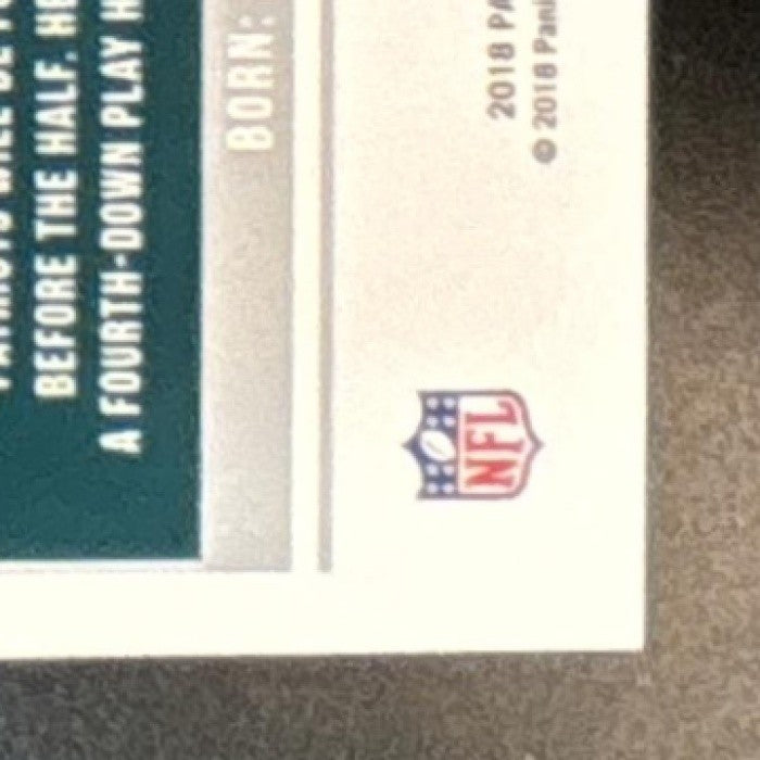 2018 Panini Donruss Nick Foles Press Proof Silver Die Cut /75 #228 Eagles