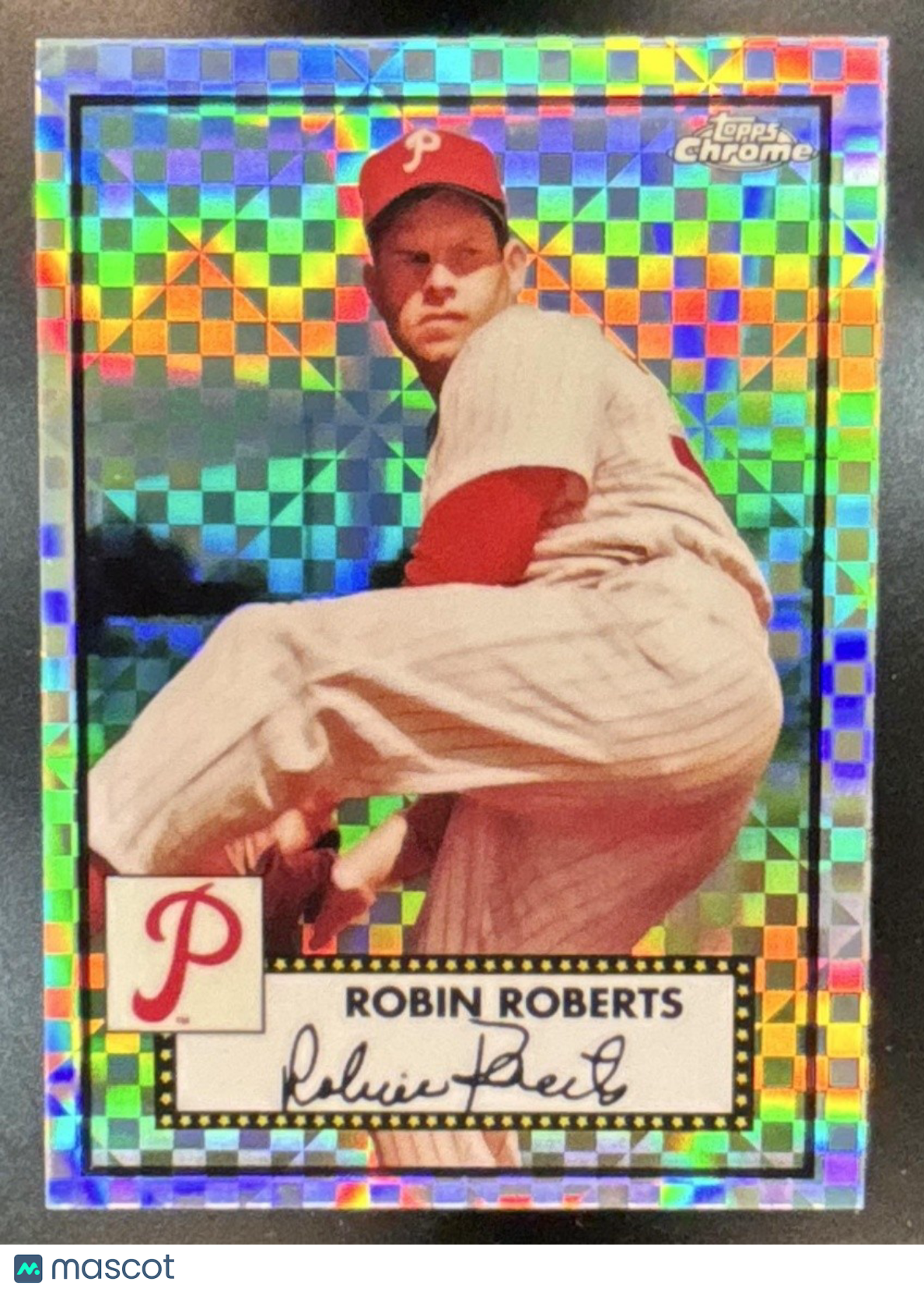 2021 Topps Chrome Platinum Anniversary Robin Roberts X-Fractor #665 Phillies