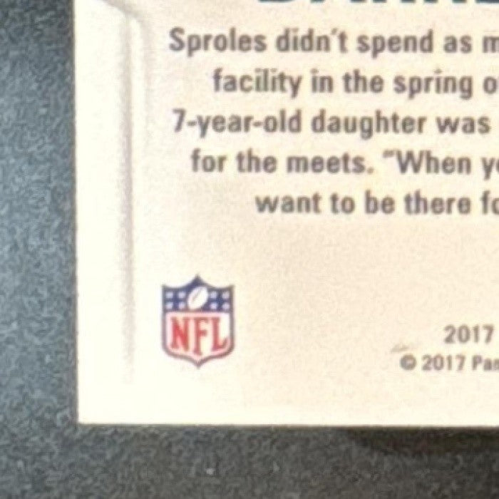 2017 Panini Score Darren Sproles Red Zone /20 #31 Philadelphia Eagles