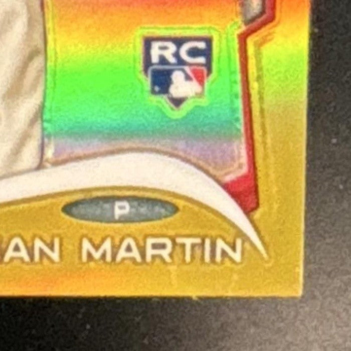 2014 Topps Chrome Ethan Martin Gold Refractor 33/50 #128 RC Phillies