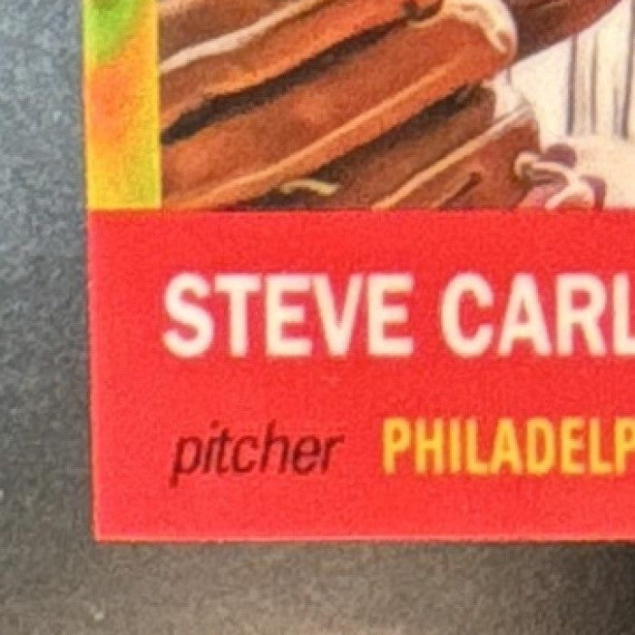 2022 Topps Chrome Platinum Anniversary Steve Carlton Yellow RayWave /250 #211