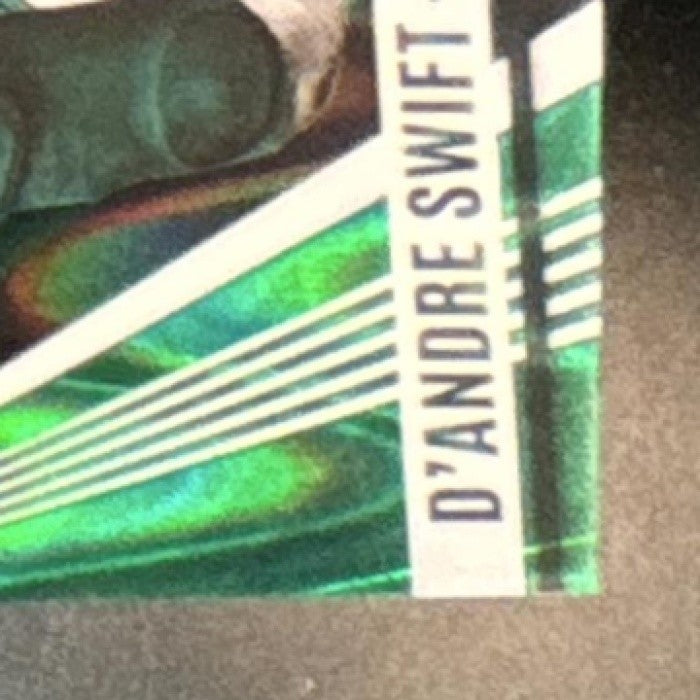2023 Panini Phoenix D'Andre Swift Green Seismic /25 #32 Philadelphia Eagles