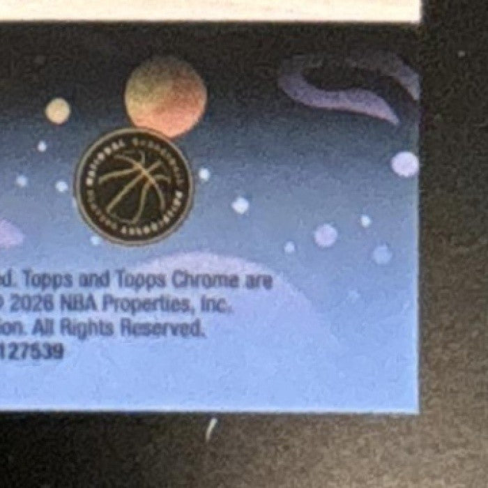 2025-26 Topps Cosmic Chrome Egor Demin Auto #CCA-ED RC Brooklyn Nets