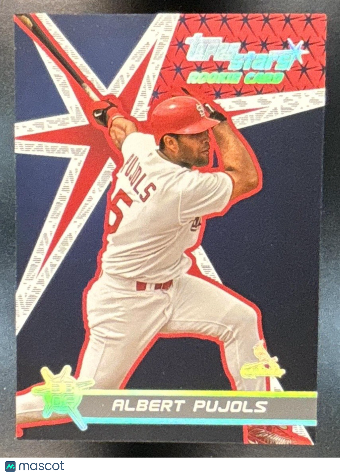 2001 Topps Stars Albert Pujols #198 RC St. Louis Cardinals