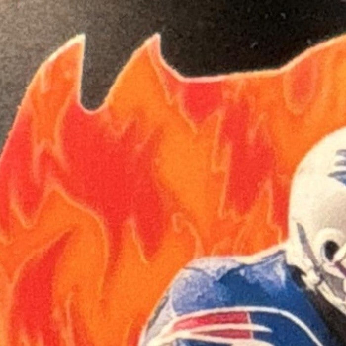 1997 Fleer Flair Showcase Curtis Martin Hot Hands #9 HH New England Patriots
