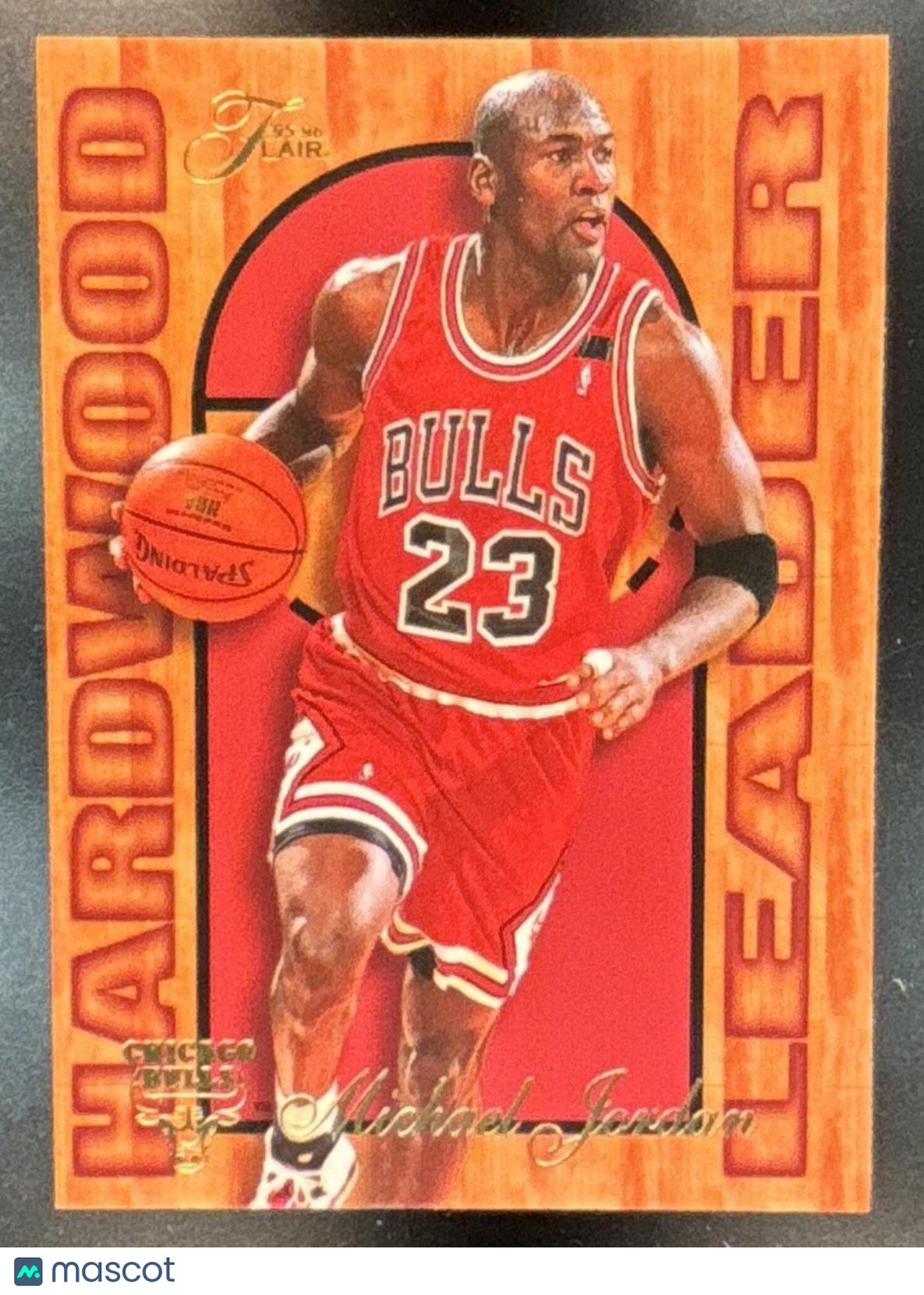 1995-96 Fleer Michael Jordan Flair Hardwood Leader #4 Chicago Bulls