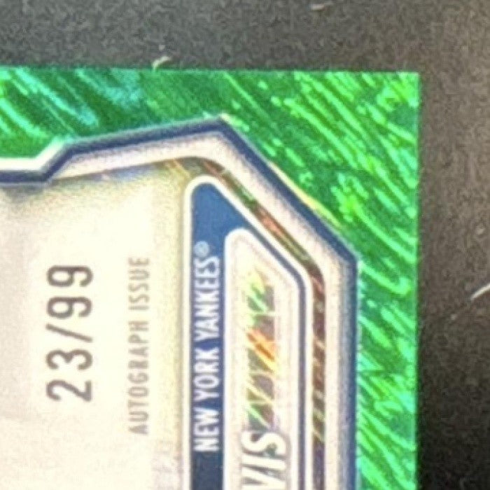 2026 Bowman Dillon Lewis Chrome Green Shimmer Auto /99 #BCP-148 1st Prospect