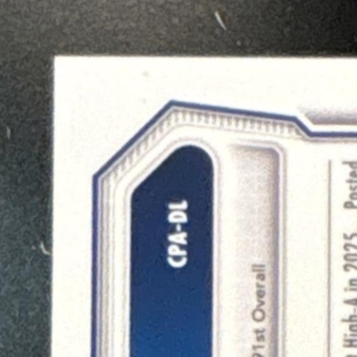 2026 Bowman Dillon Lewis Chrome Green Shimmer Auto /99 #BCP-148 1st Prospect