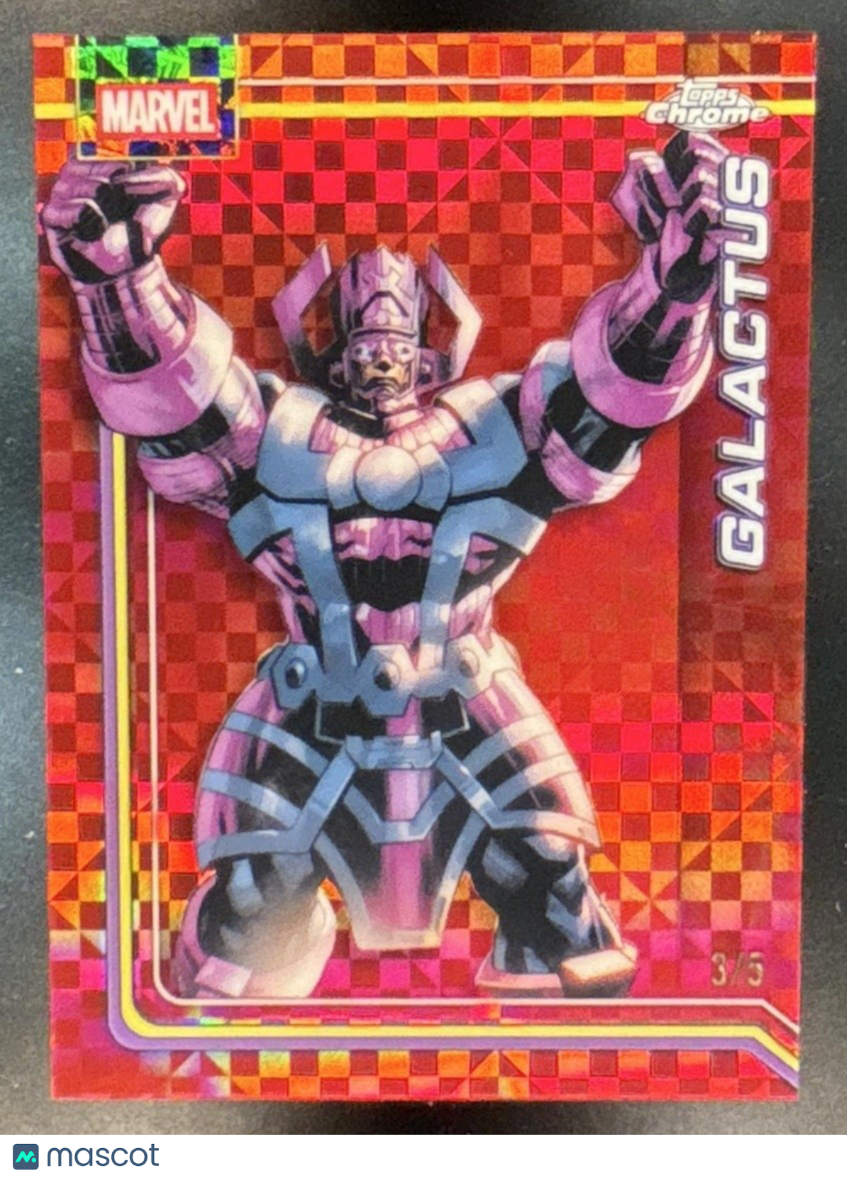 2026 Topps Chrome Marvel Comics Galactus Red X-Fractor /5 #038