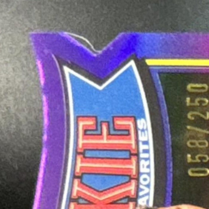 2025-26 Bowman Ace Bailey ROY Favorites Chrome Purple /250 #RY-5 RC Utah Jazz