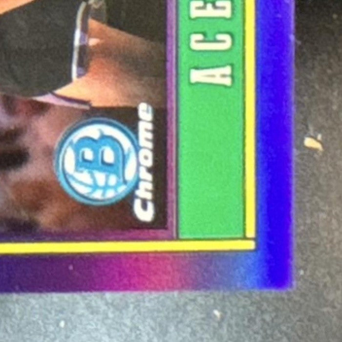 2025-26 Bowman Ace Bailey ROY Favorites Chrome Purple /250 #RY-5 RC Utah Jazz