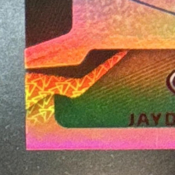 2025 Certified Jayden Higgins Freshman Fabric Signatures Red 99/99 MEM RC Auto