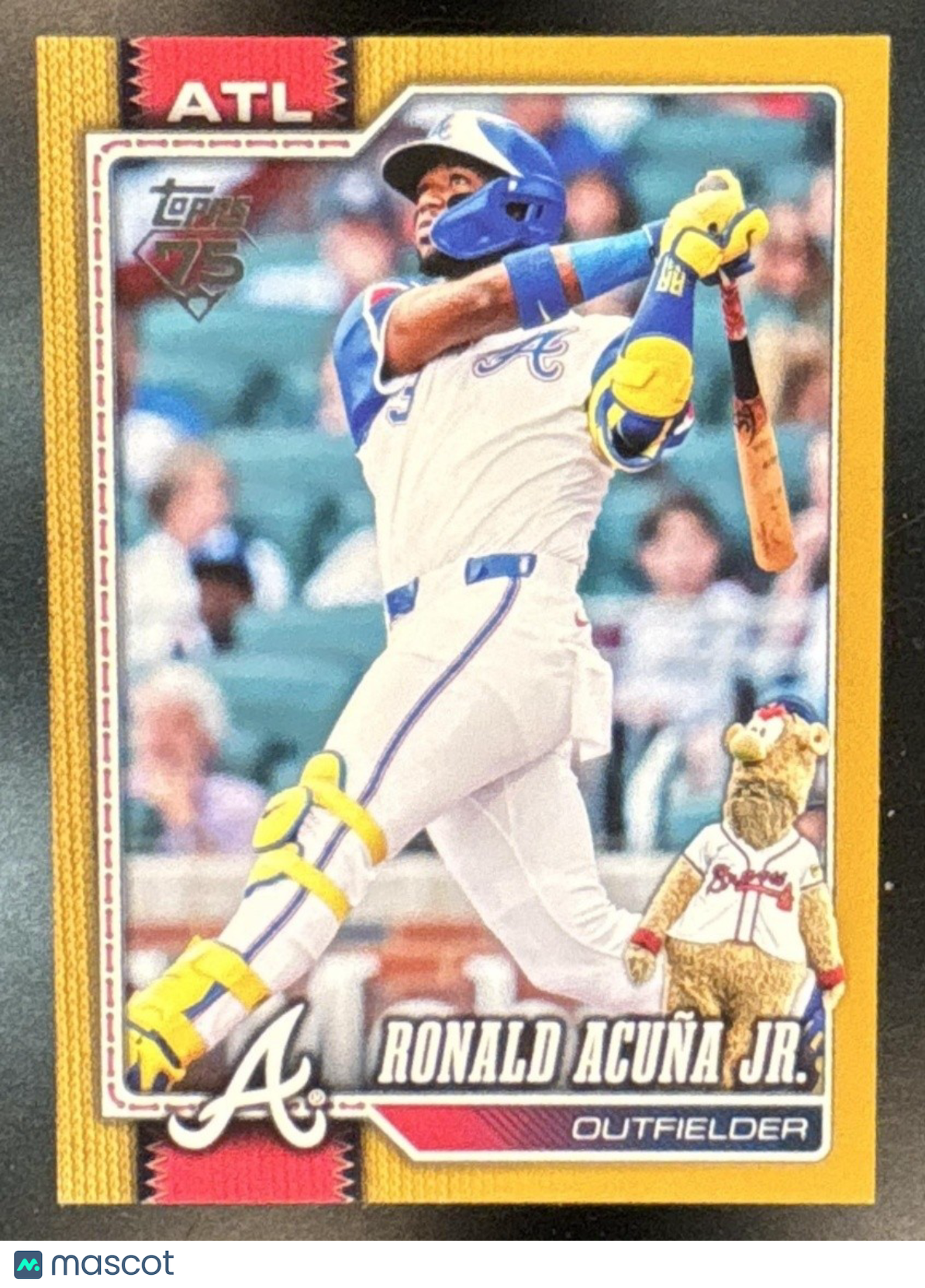 2026 Topps Series 1 Ronald Acuna Jr. Hidden Mascots Gold /50 #50 SP Braves