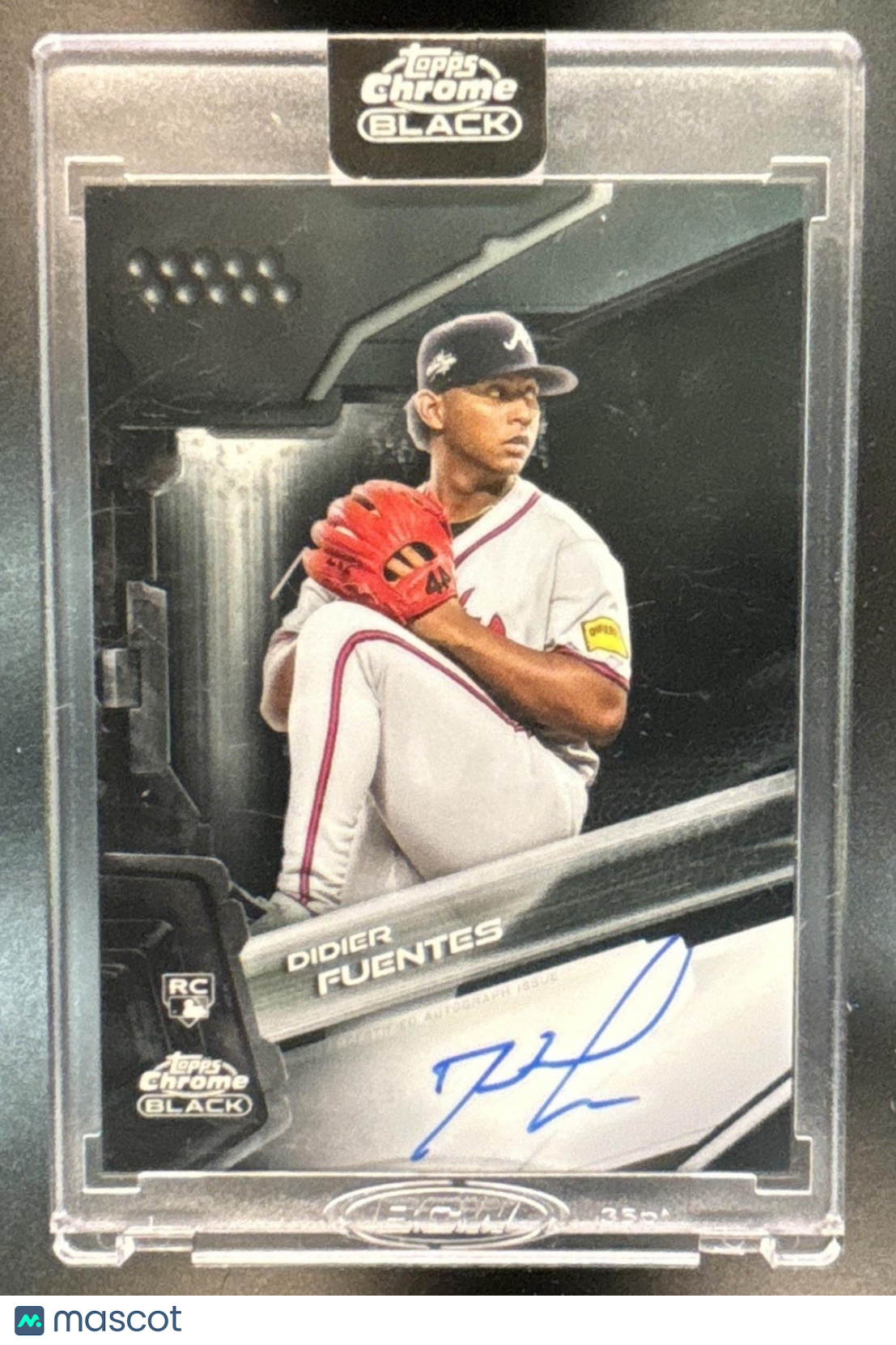 2026 Topps Chrome Black Didier Fuentes Auto #CBA-DF Atlanta Braves