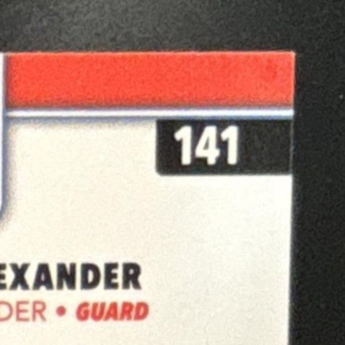 2025-26 Topps Chrome Shai Gilgeous-Alexander Red, White & Blue #141 Thunder