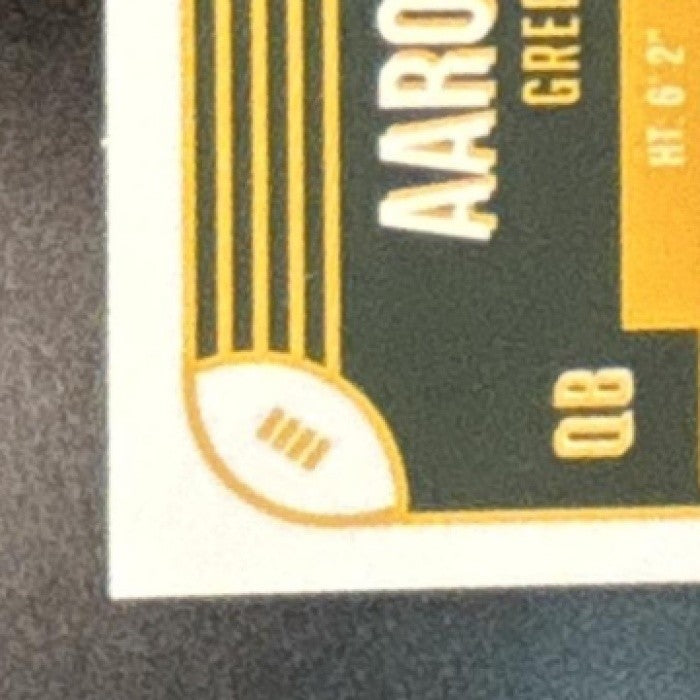 2018 Donruss Optic Aaron Rodgers White Sparkle Prizm SSP #37 Green Bay Packers