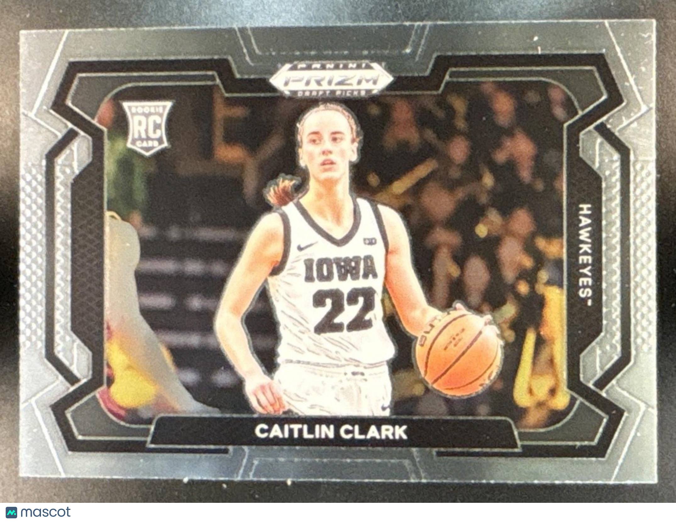 2024 Prizm Draft Picks Collegiate Caitlin Clark VARIATION #57 RC Iowa Hawkeyes