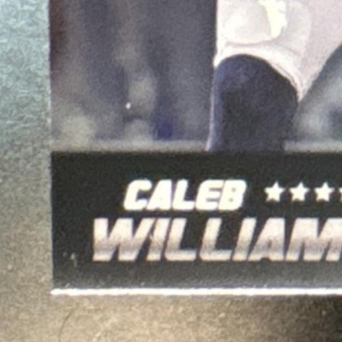 2024 Topps Finest Caleb Williams Field Generals #FG-19 RC Chicago Bears