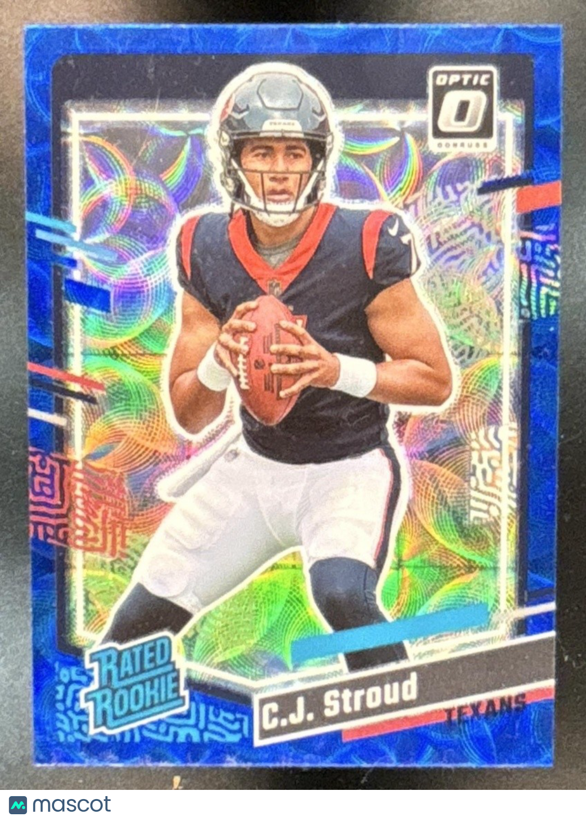 2023 Donruss C.J. Stroud Optic Rookie Preview Blue Scope #339 RC Houston Texans
