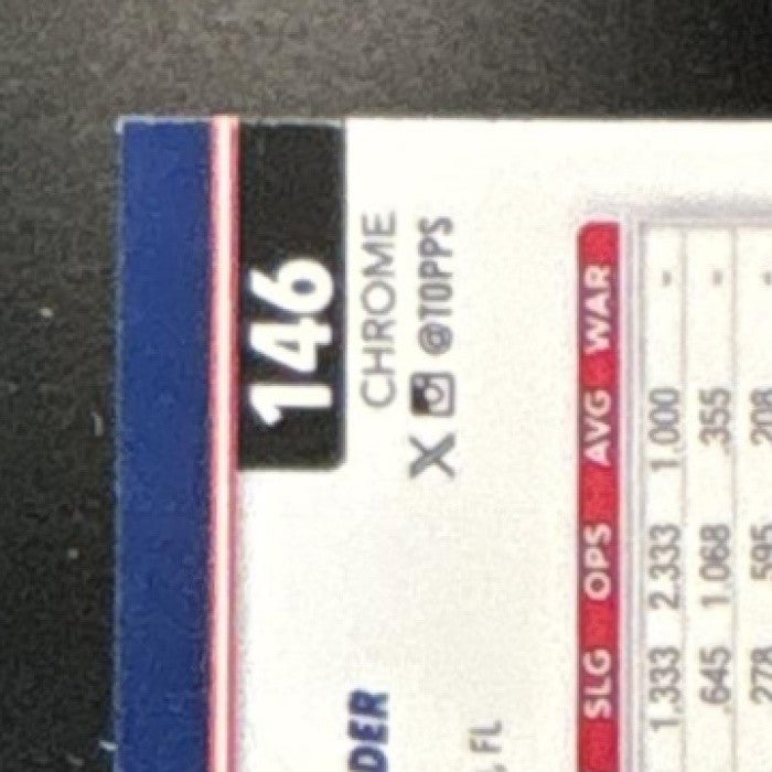 2025 Topps Chrome Dylan Crews #146 RC Washington Nationals