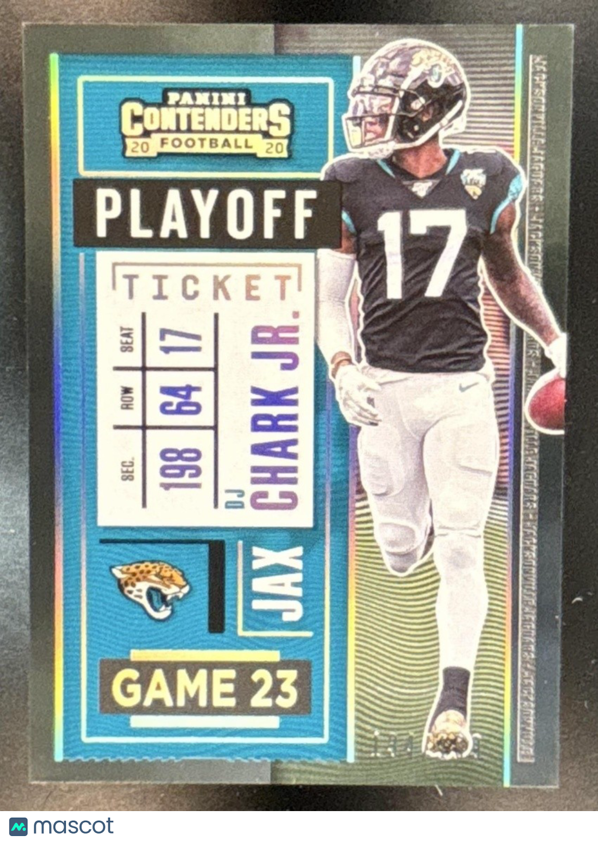 2020 Panini Contenders DJ Chark Jr. Playoff Ticket /199 #51 Season Jaguars