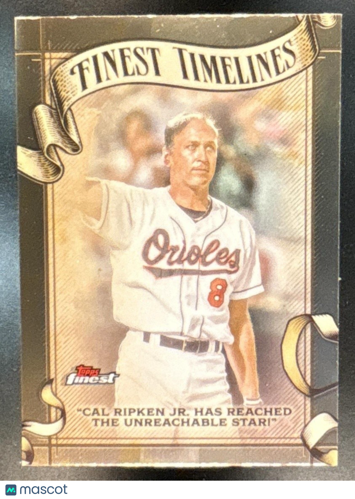 2025 Topps Finest Cal Ripken Jr. Timelines #FT-14 Baltimore Orioles