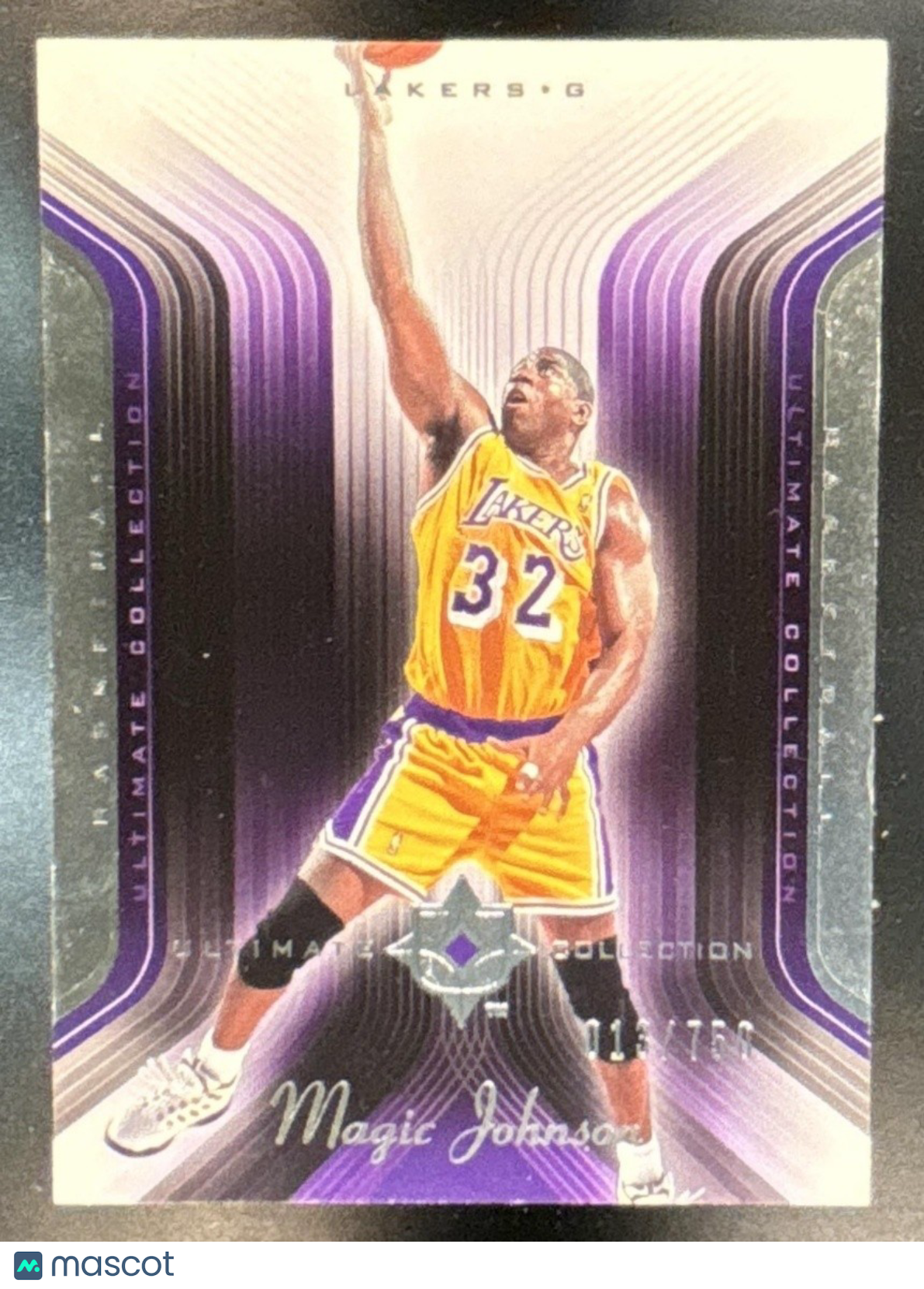2004-05 Upper Deck Ultimate Collection Magic Johnson /750 #46 Los Angeles Lakers