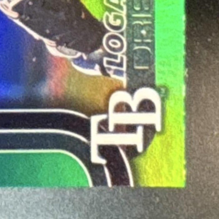2025 Topps Logan Driscoll Green /99 #404 RC Tampa Bay Rays