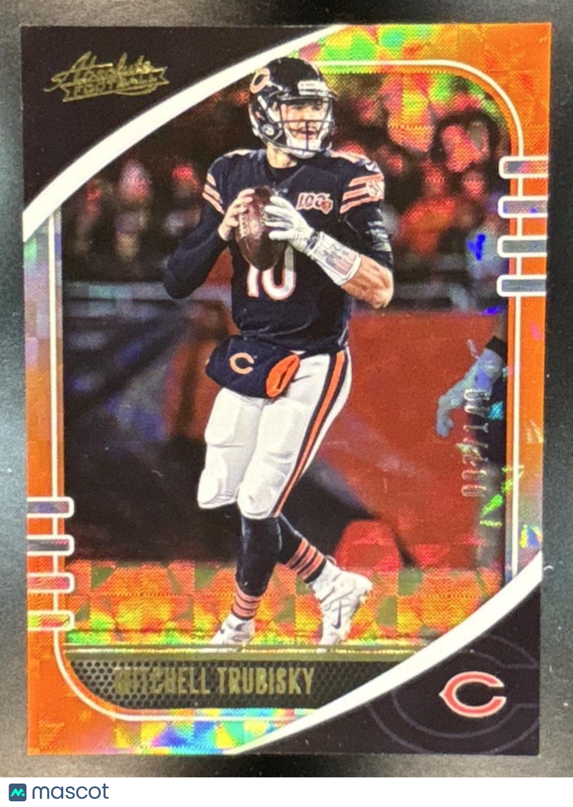 2020 Panini Absolute Mitchell Trubisky Orange Mosaic /149 #57 Chicago Bears