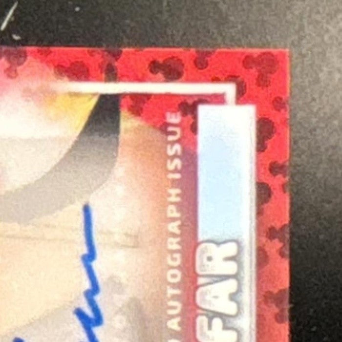 2026 Topps Chrome Disney Jonathan Freeman Jafar Auto Mickey Mouse Red Black /28