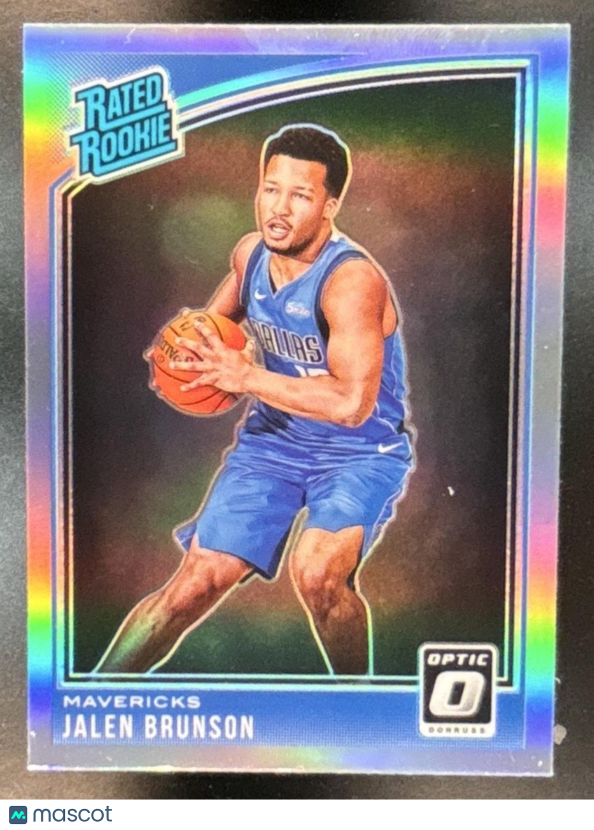 2018-19 Panini Donruss Optic Jalen Brunson Holo #179 RC Dallas Mavericks