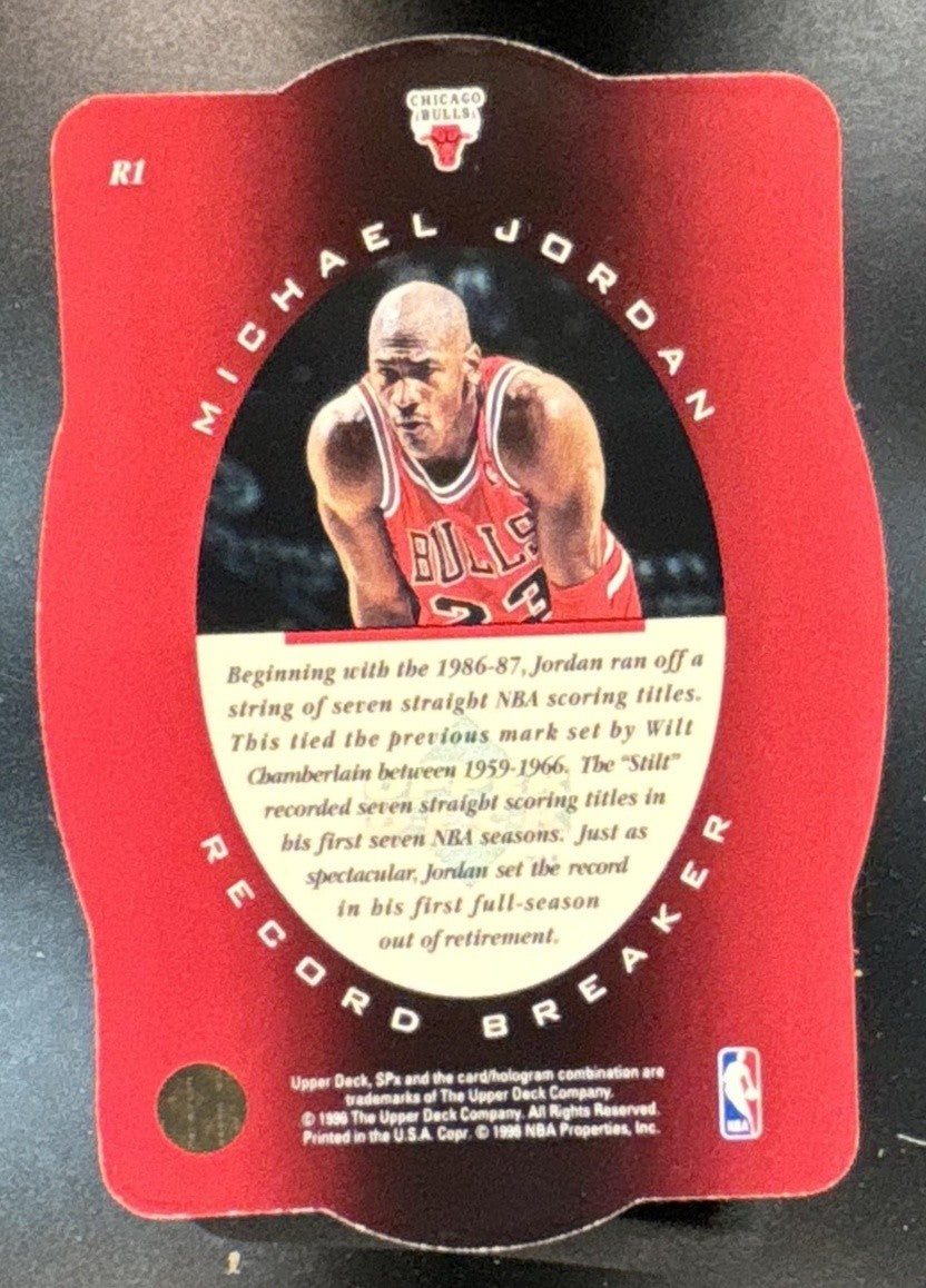 1996-97 SPx Michael Jordan Insert #R1 Chicago Bulls