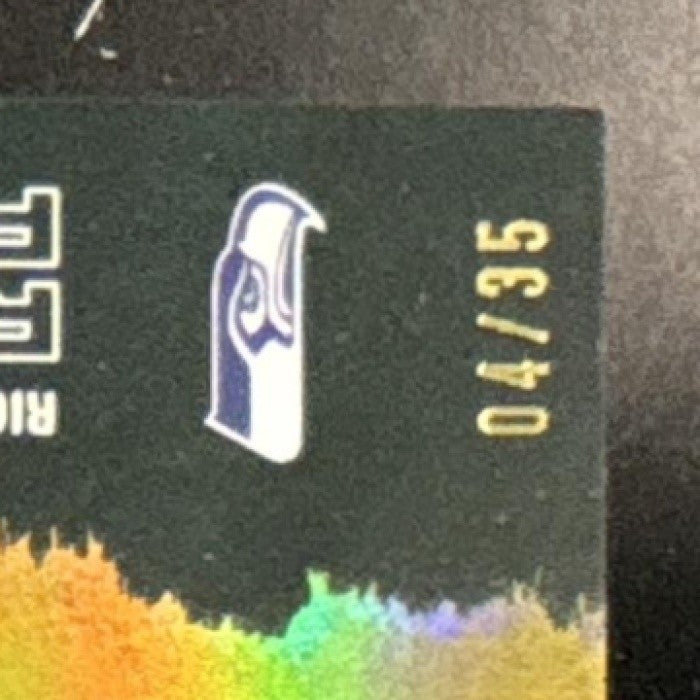 2025 Topps Signature Class Ricky White III Chrome Gold /35 #190 RC Seahawks