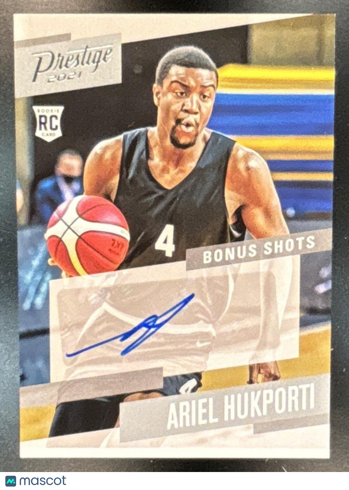 2021-22 Panini Chronicles Draft Picks Ariel Hukporti Prestige Bonus Shots Auto